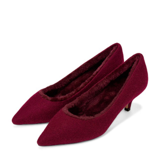 Туфли Juliette Wool Burgundy Age of Innocence