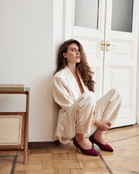 Туфли Juliette Wool Burgundy Age of Innocence фото 4