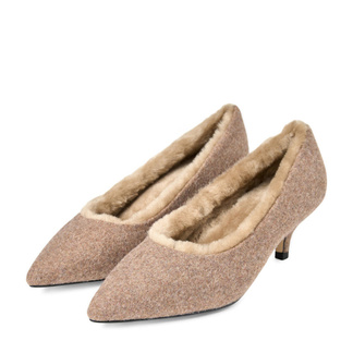 Туфли Juliette Wool Dark Beige Age of Innocence