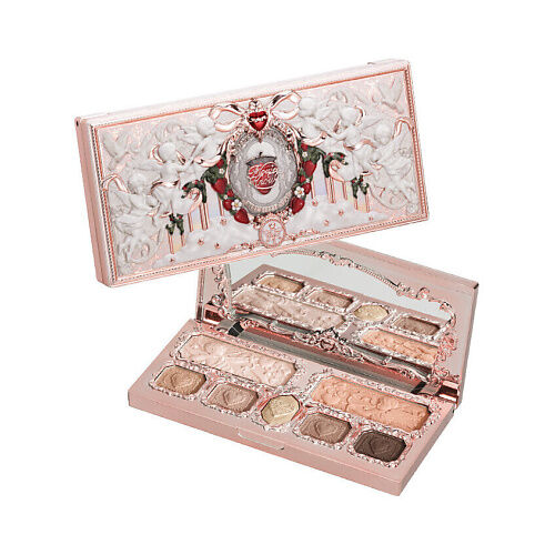 FLOWER KNOWS Палетка для макияжа лица и глаз Strawberry Cupid Makeup Palett