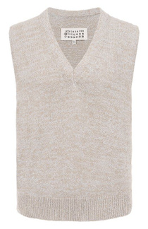 Жилет из хлопка и шерсти Maison Margiela