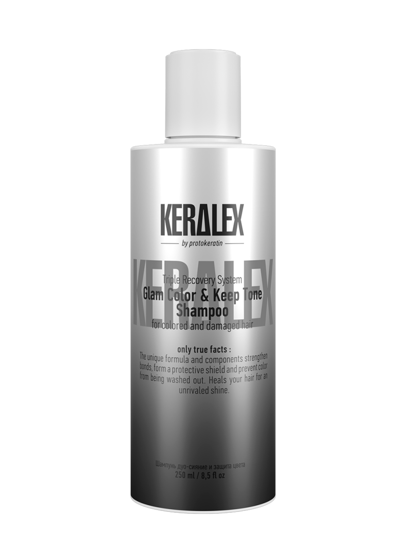 Шампунь для волос PROTOKERATIN KERALEX ДУО-сияние и защита цвета, 250 мл