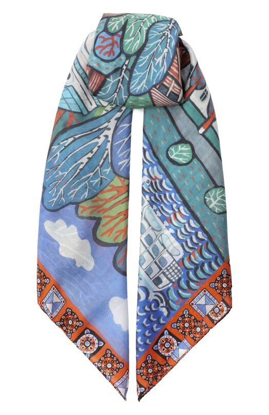 Шелковый платок Плес Gourji