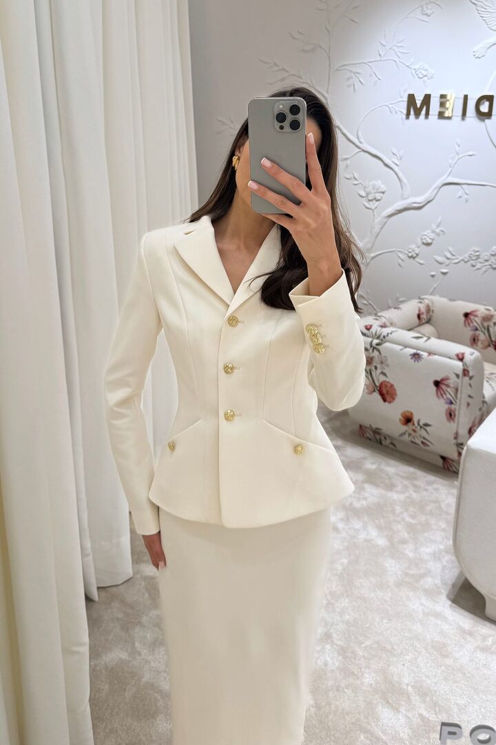 Жакет приталенного силуэта Post Meridiem