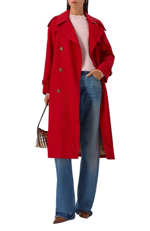 Хлопковый тренч Burberry
