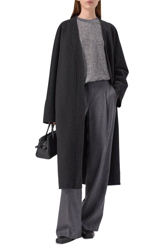 Свитшот из вискозы и шерсти Emporio Armani