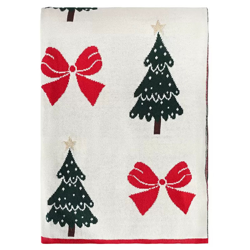 Плед Tkano New Year Essential Christmas Bows