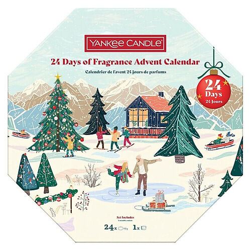 YANKEE CANDLE Адвент-календарь 24 days of Fragrance Wreath Advent Calendar